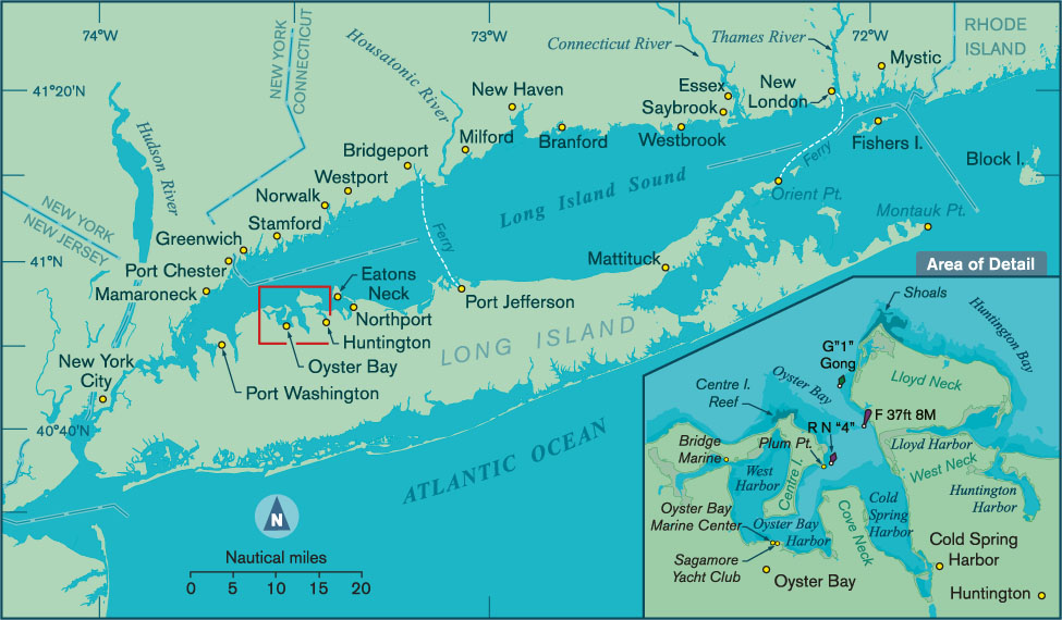 975x570 Vector Map Of Oyster Bay Ny Points East Magazine