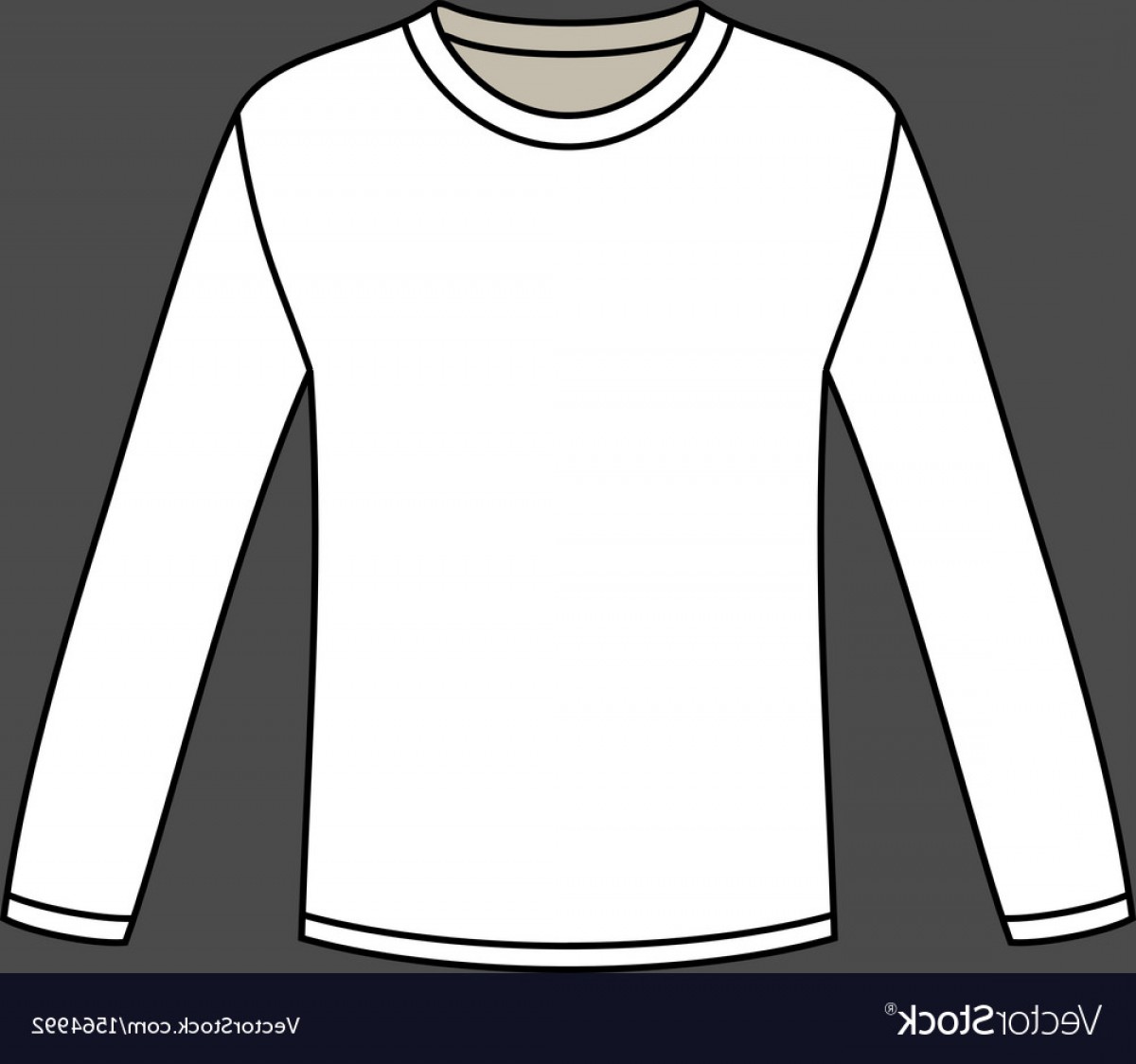 Long Sleeve Shirt Vector At GetDrawings | Free Download