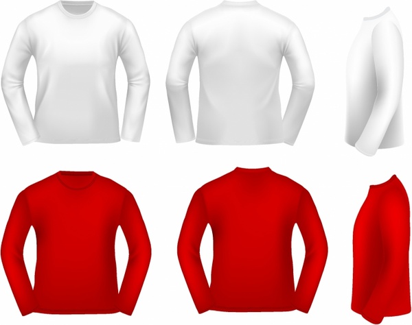 600x474 Long Sleeve Shirt Free Vector In Adobe Illustrator Ai ( .ai