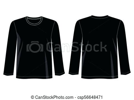 450x338 Free Online T Shirt Generator A Classic Blank Long Sleeve Template