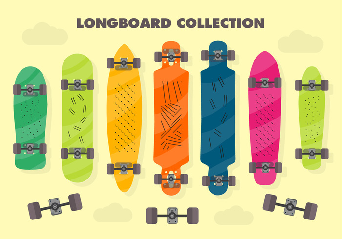 700x490 Free Longboard Vector Background 262686