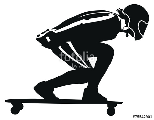 500x390 Longboard Downhill Stock Image And Royalty Free Vector Files On
