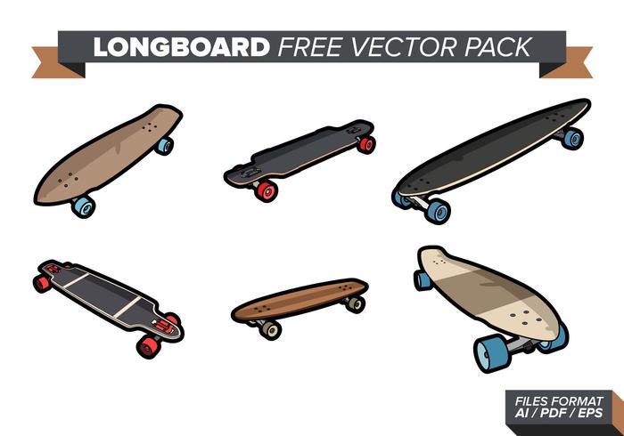 700x490 Longboard Free Vector Pack