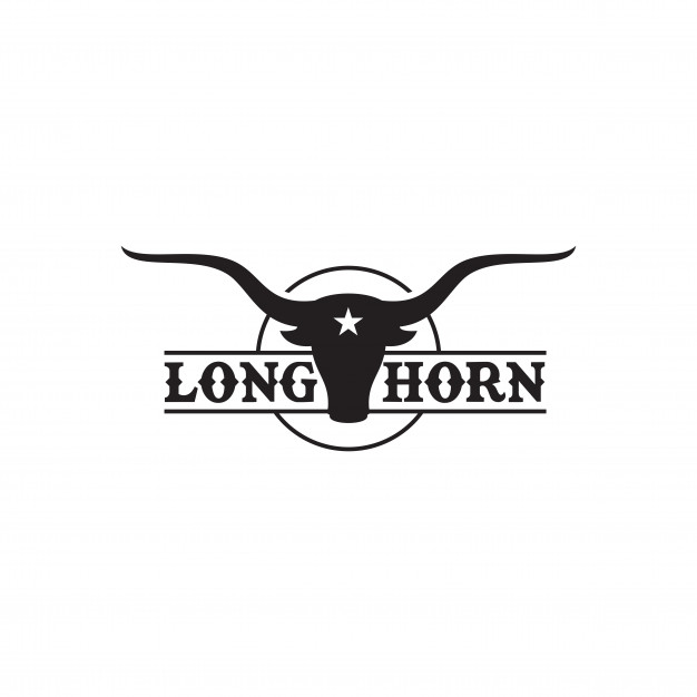 626x626 Long Horn Logo Vector Premium Download