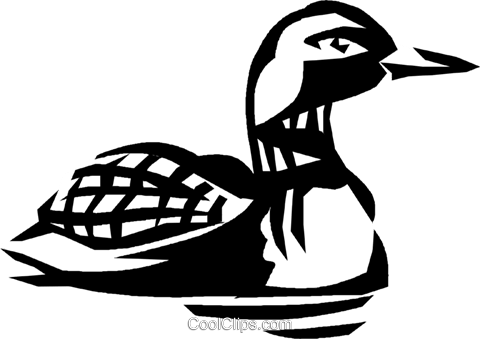480x339 Loon Royalty Free Vector Clip Art Illustration Vc022811
