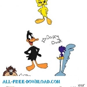 300x300 Looney Toons Vector Cartoon Free Vector Free Download