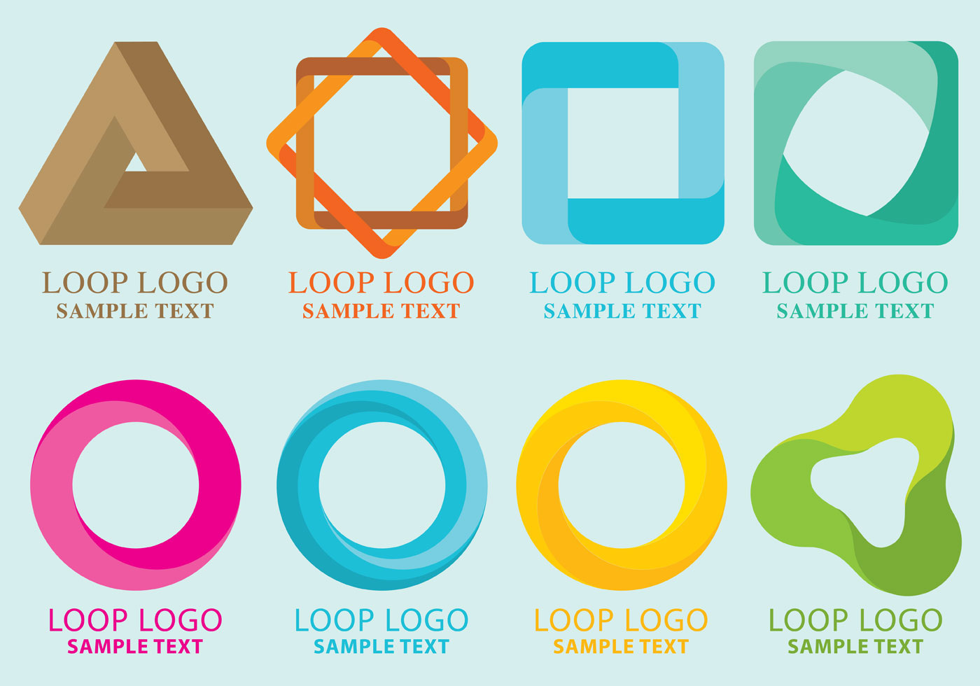 1400x980 Loop Logo Vectors Designrockr