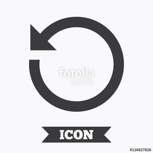500x500 Repeat Icon. Refresh Symbol. Loop Sign. Stock Image And Royalty