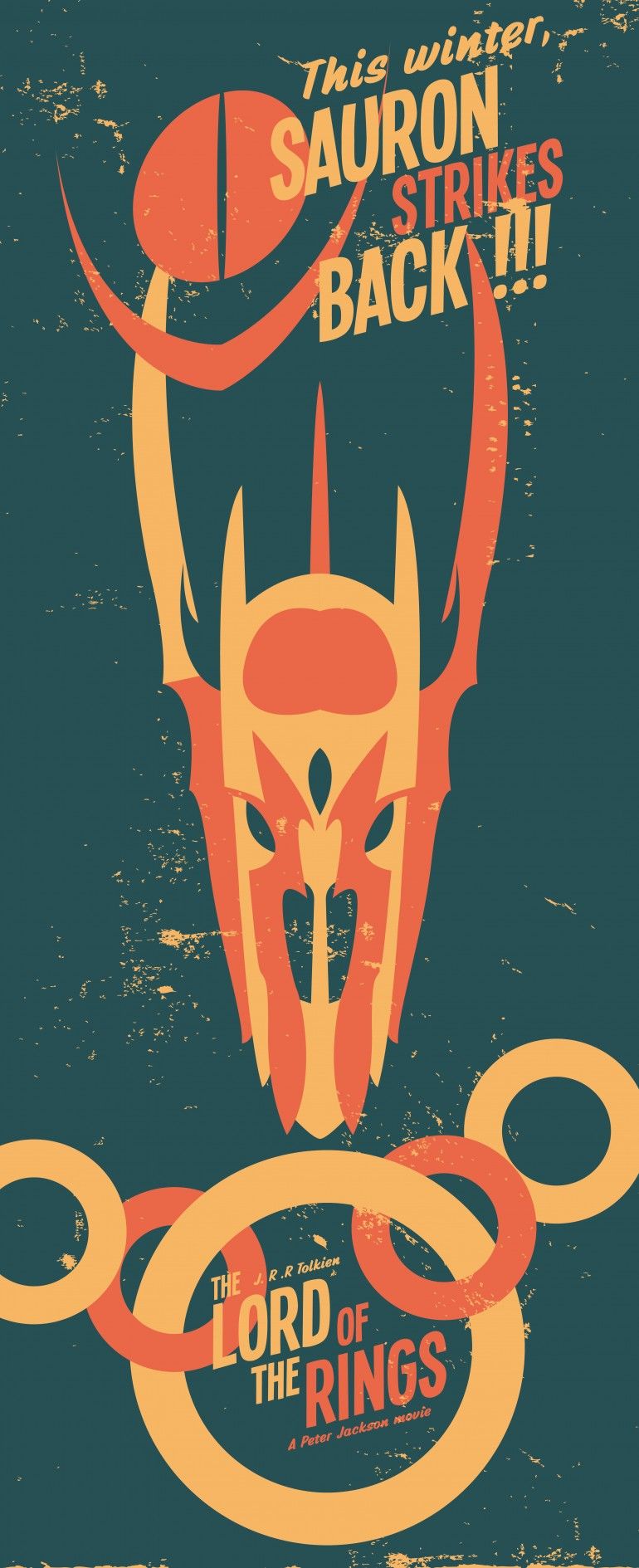 770x1889 Lord Of The Rings Poster Vector Art By Nicolas Beaujouan Geekery