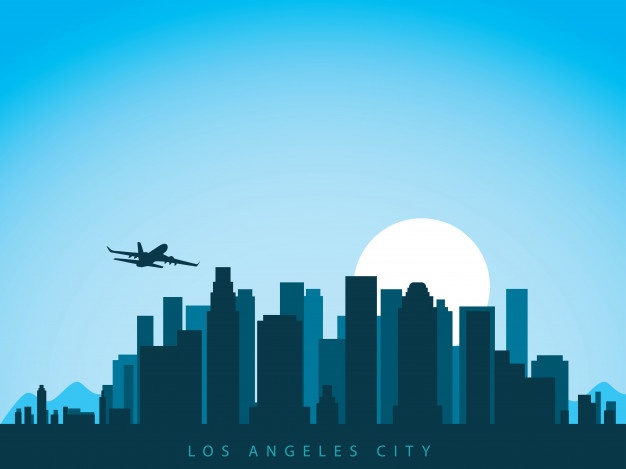 626x469 Los Angeles Skyline Vectors, Photos And Psd Files Free Download