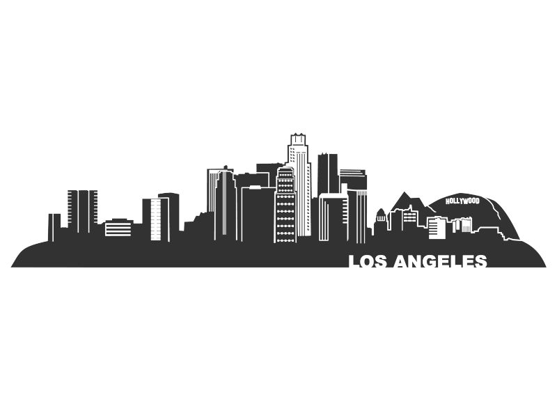800x600 Miami Clipart La Skyline