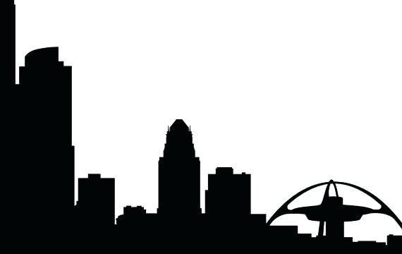 570x360 Los Angeles Skyline Silhouette