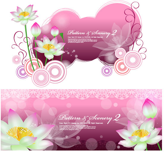 552x512 Lotus Fantasy Background Vector Free Vector In Adobe Illustrator