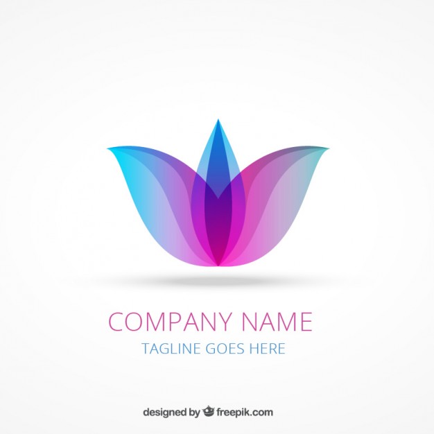 626x626 Abstract Lotus Flowers Logo Vector Premium Download