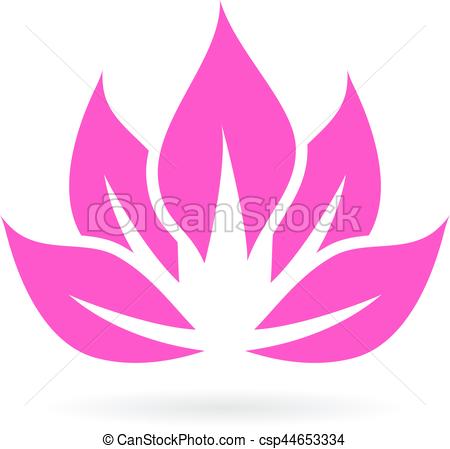 450x449 Lotus Vector Icon Isolated On White Background.