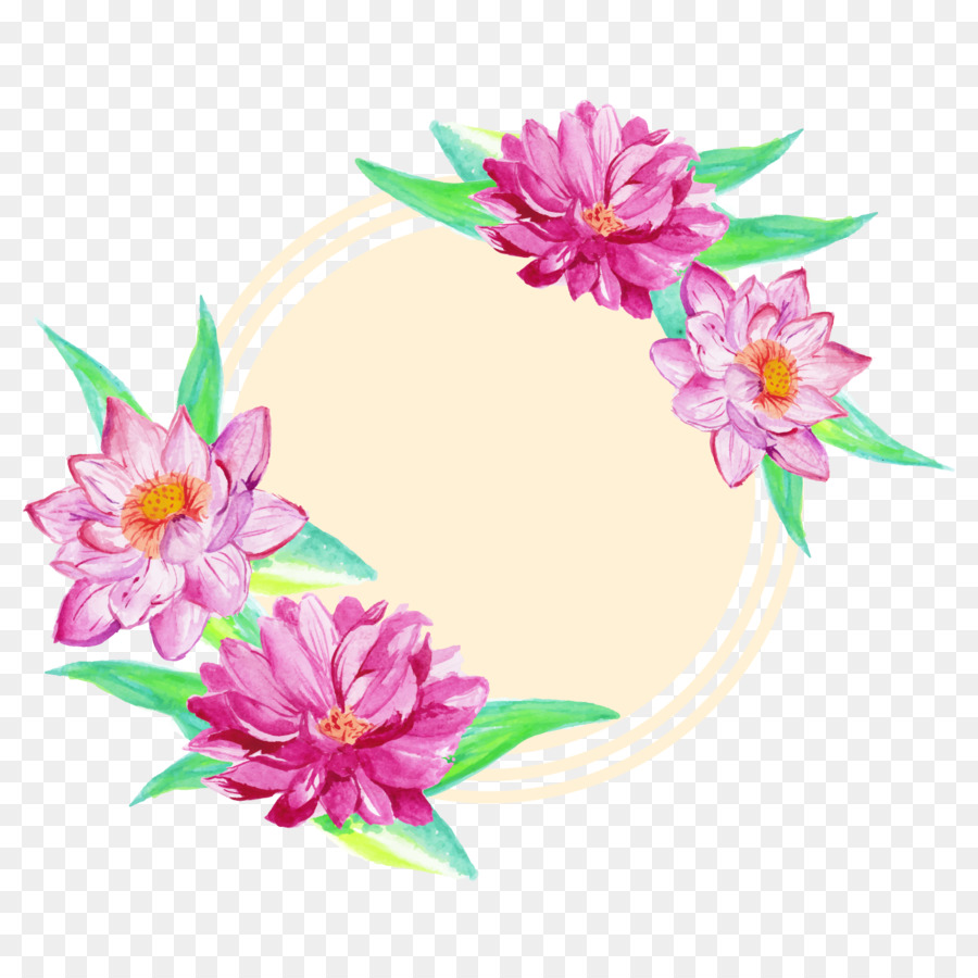 900x900 Flower Euclidean Vector Watercolor Painting Drawing
