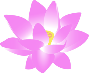 300x246 Pink Lotus Flower Clip Art