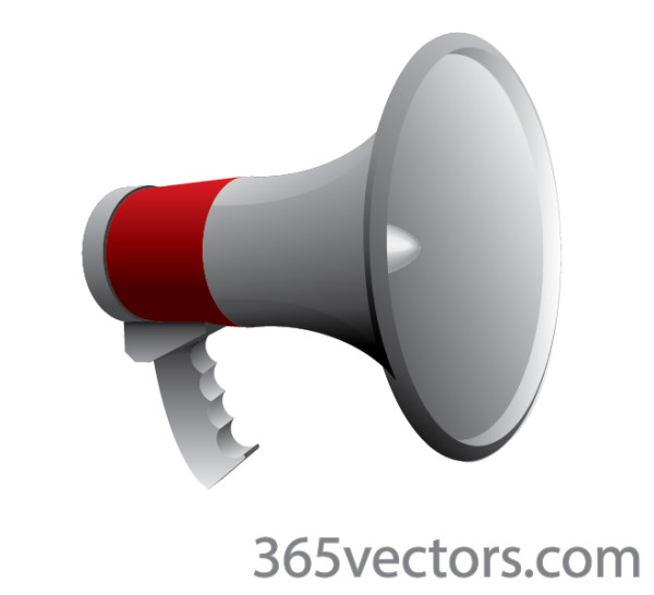 600x546 Loudspeaker Vector 365vectors