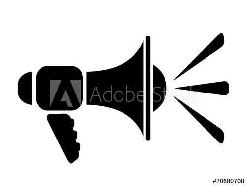 500x376 Loudspeaker Vector Icon
