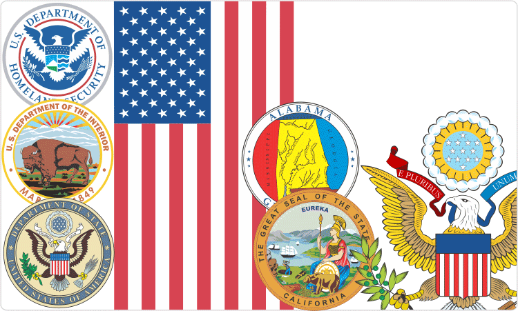 750x451 U.s. Flags And Seals