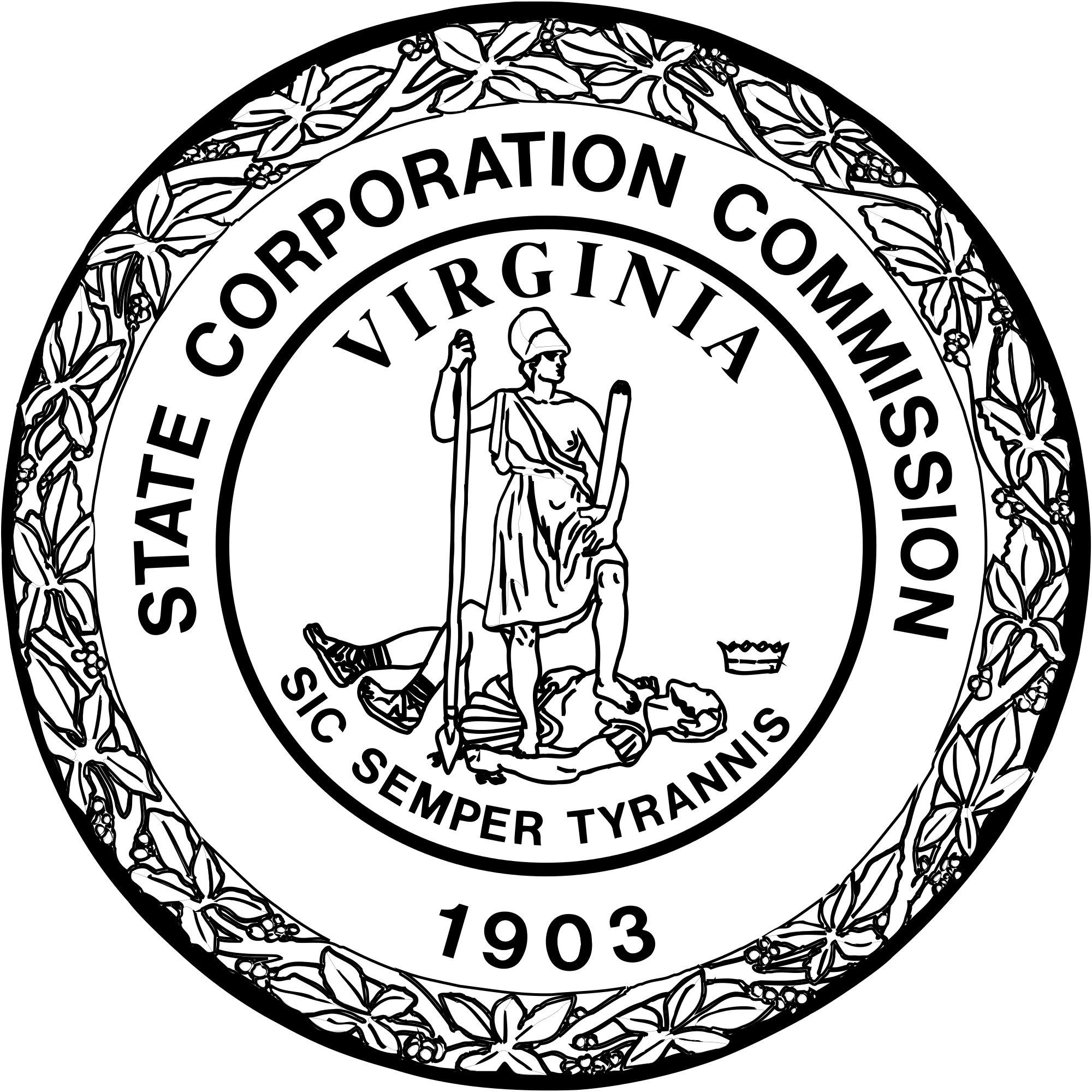 2000x2000 Fileseal Of The State Corporation Commission Of Virginia.svg