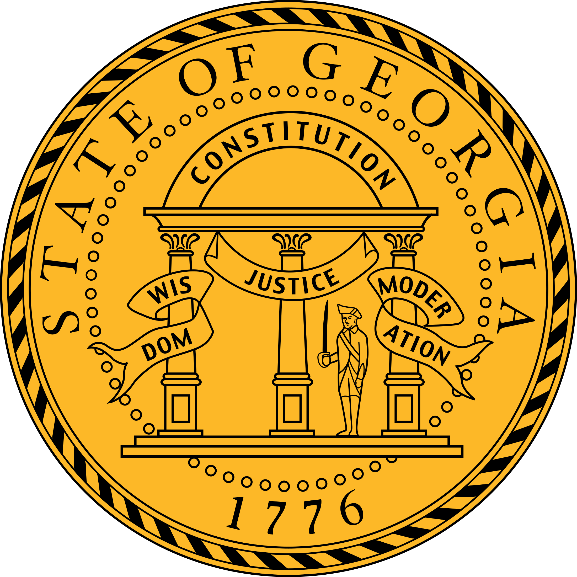 2200x2200 Georgia State Seal Png Amp Svg Vector