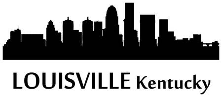 450x197 Stunning Louisville Skyline Vector Digital Artwork For Sale On