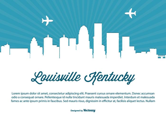 700x490 Louisville Kentucky Skyline Illustration