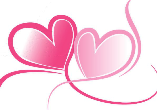 596x417 Hearts, Emotions, Darling, Drawing, Sketch, Love, Vector, Wedding