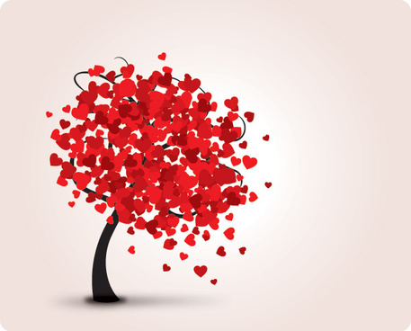 457x368 Love Tree Vector Free Vector Download (9,908 Free Vector) For