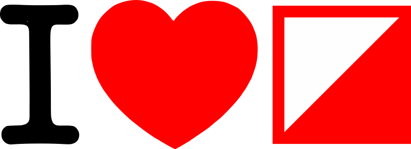 800x291 I Love Orienteering Free Vector 4vector