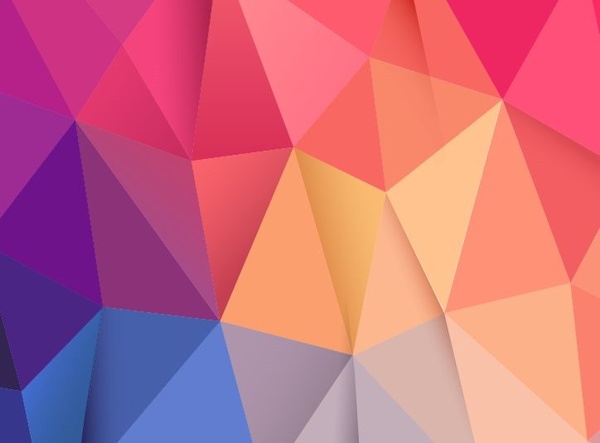 600x443 Abstract Low Poly Vector Background Illustration Free Vector In