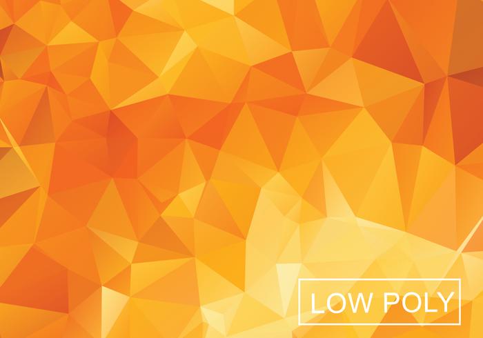 700x490 Orange Geometric Low Poly Vector Background