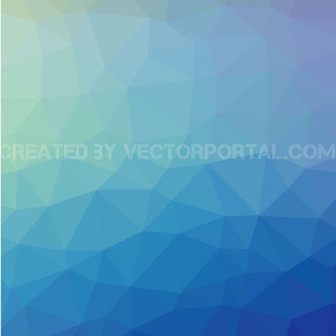 660x660 Blue Abstract Low Poly Vector