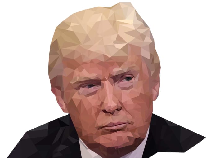 680x510 Create A Low Poly Vector Art Portrait By Saratm