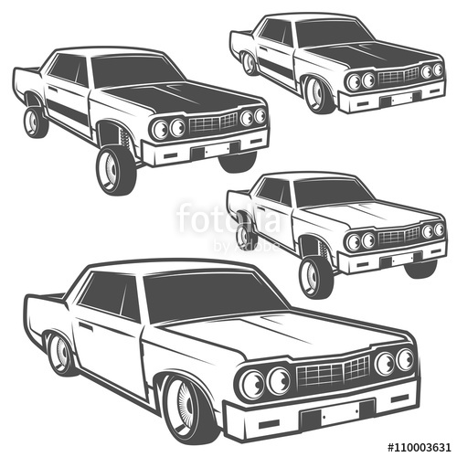 500x500 Set Of Lowrider Cars,lowrider,lowrider Machine,lowrider For