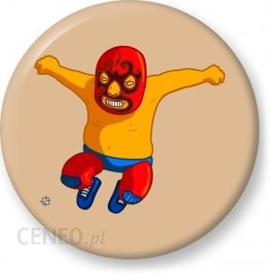 300x303 Przypinka Broszka Upominek Luchador Vector Clip Art