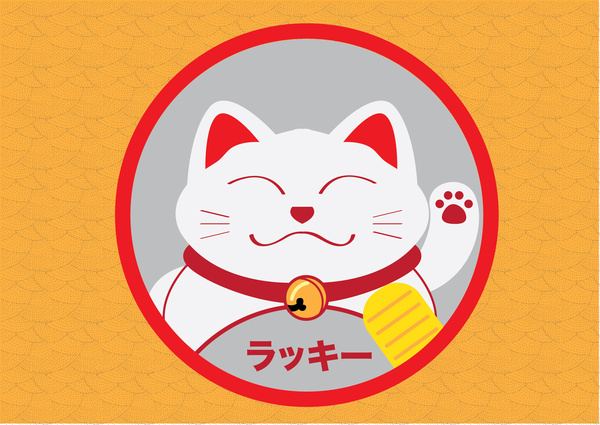 600x425 Lucky Cat Free Vector In Adobe Illustrator Ai ( .ai ) Vector