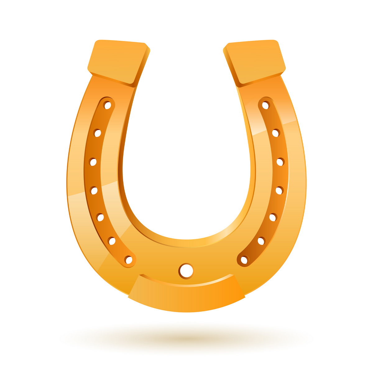 1200x1200 Lucky Golden Horseshoe Vector Image Vector Artwork Of Objects