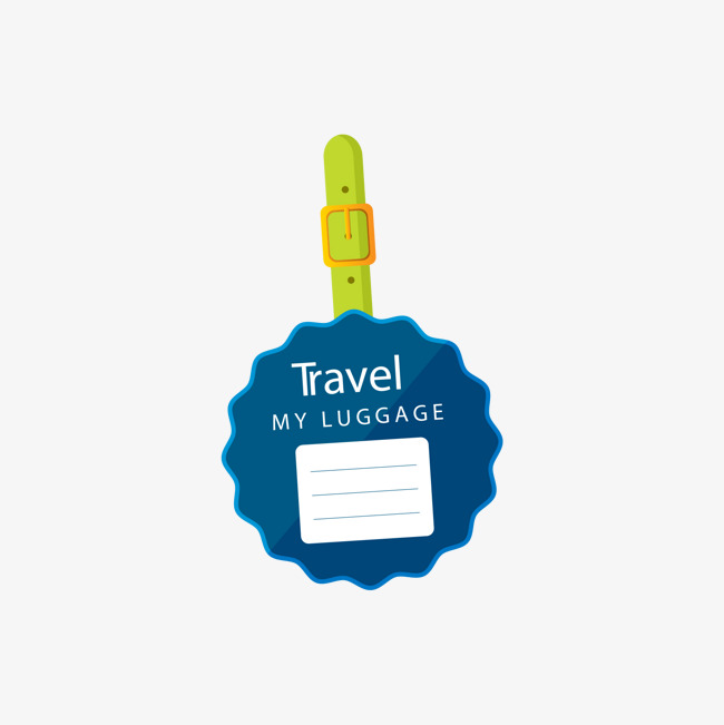 650x651 Blue Baggage Tag, Blue, Luggage Tag, Vector Png And Vector For