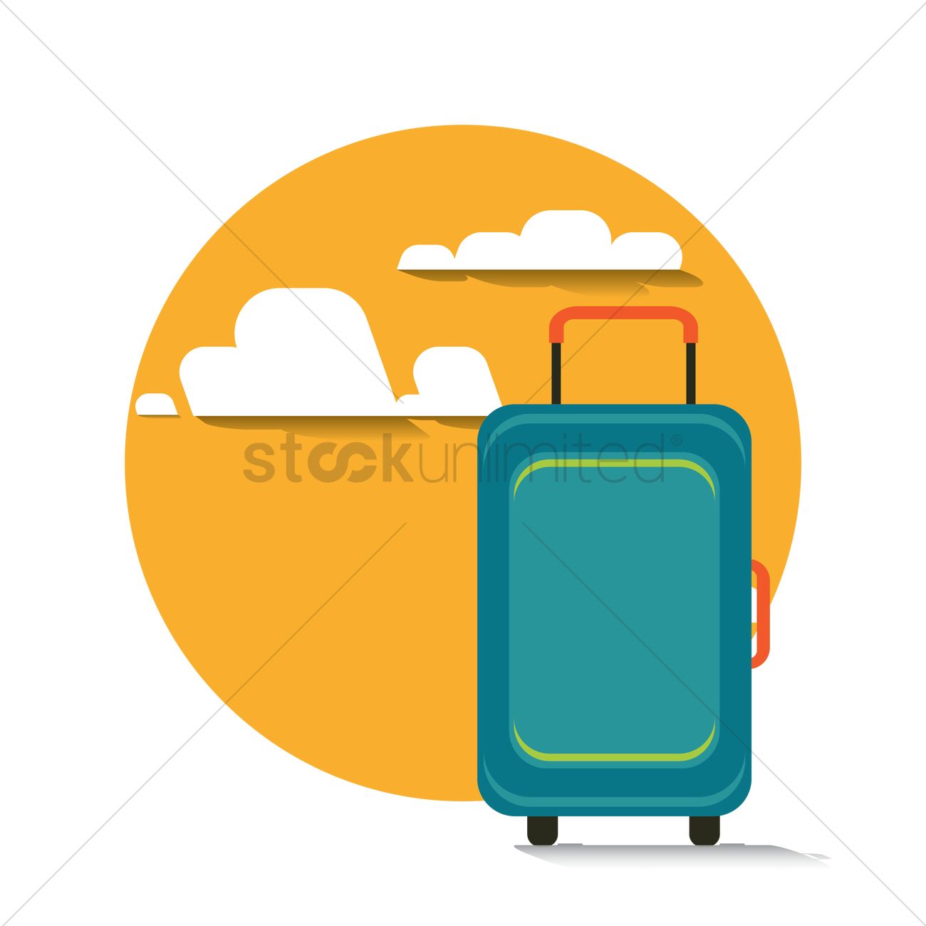 1300x1300 Luggage Vector Image