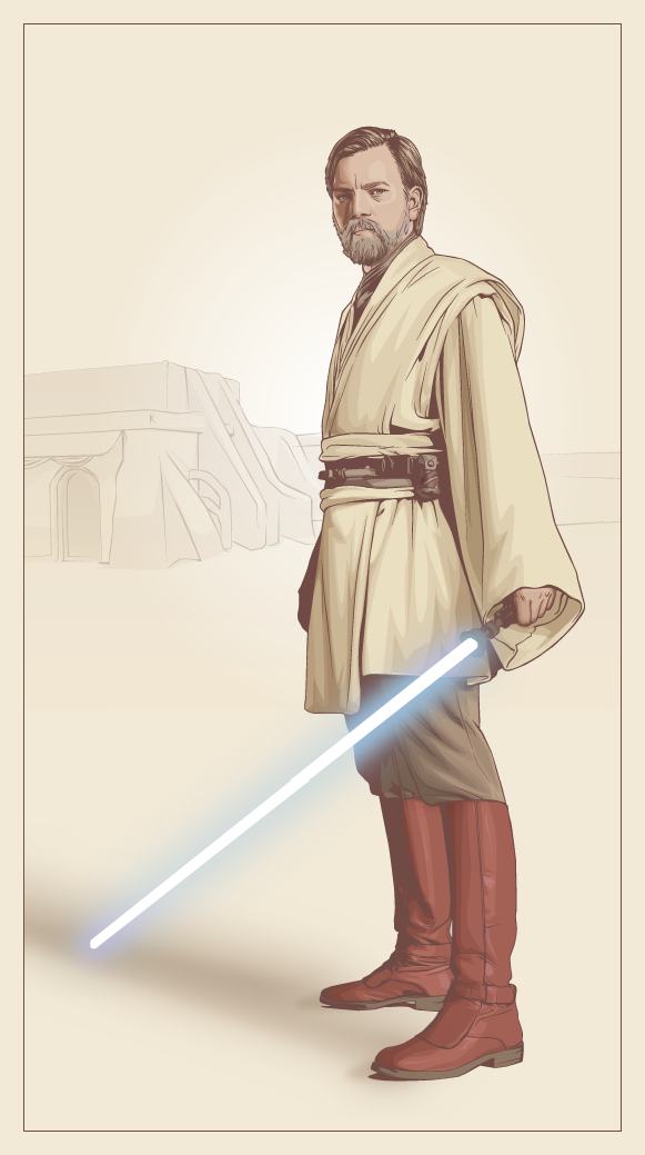 581x1039 How Star Wars Characters Look In Vectors Forevergeek