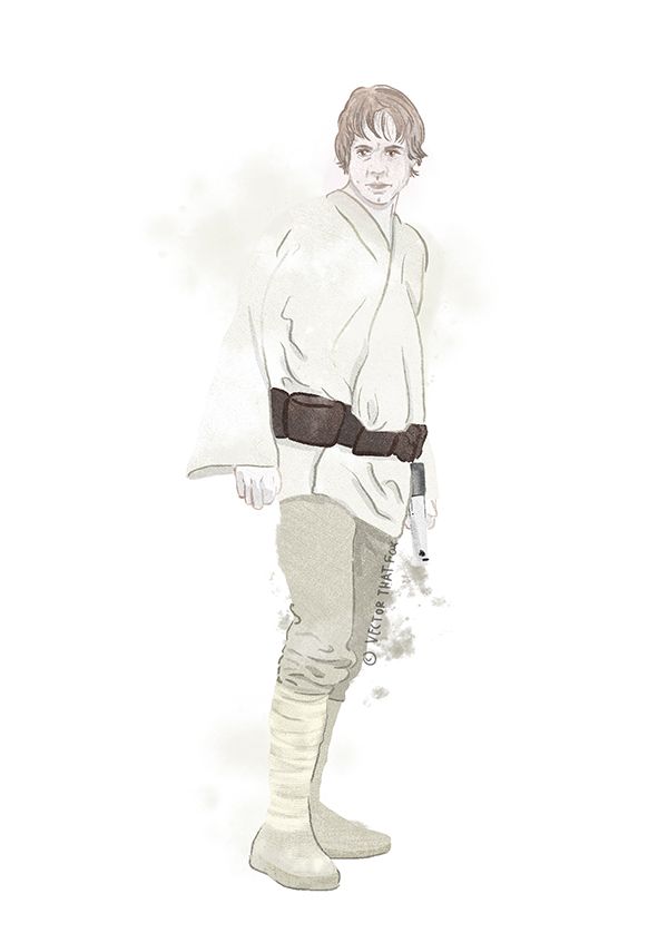 591x838 Luke Skywalker, By Vector That Fox Vector That Fox Star Wars