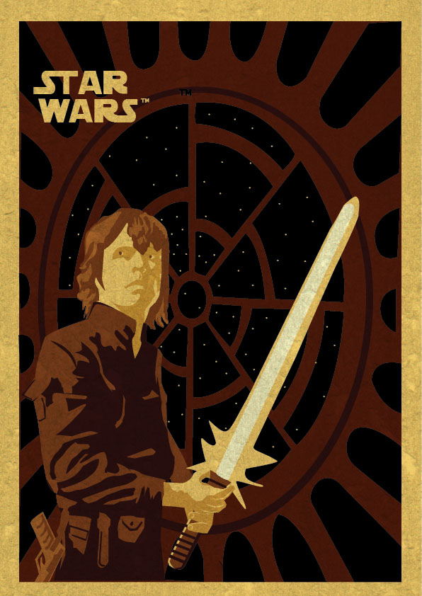 596x842 Luke Skywalker Vector Ellistration.co.uk