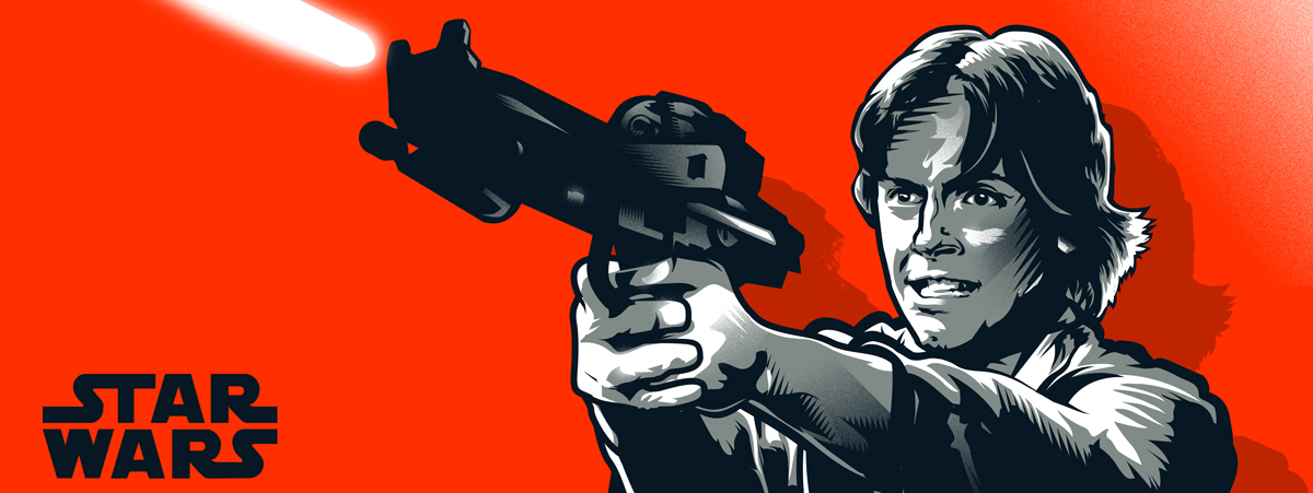 1200x451 Star Wars Vector Art On Behance