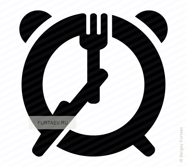 620x553 Lunch Time Vector Icon