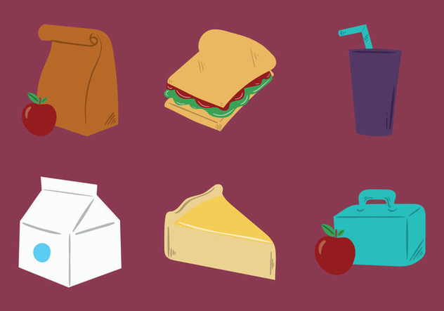 632x443 Free School Lunch Vector Illustration Free Vector Download 304993