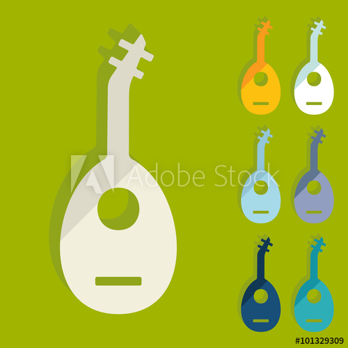 500x500 Flat Design Lute