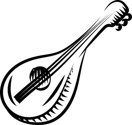 427x404 Lute Sketchy Vector Icon Premium Clipart