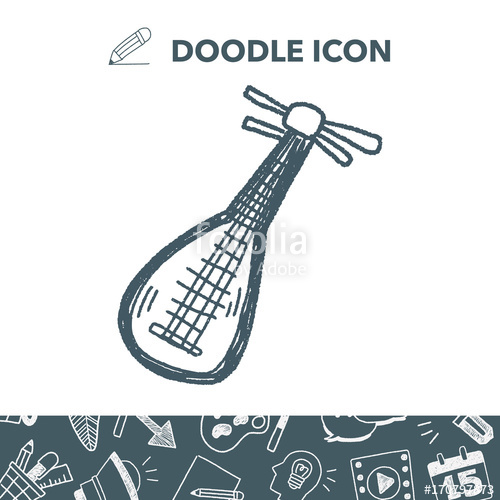 500x500 Lute Doodle Stock Image And Royalty Free Vector Files On Fotolia